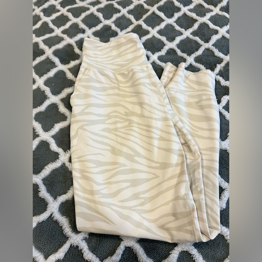 Old navy workout zebra print joggers